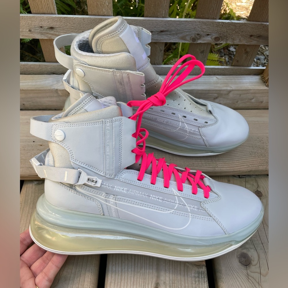 Nike Air Max 720 Saturn Pure Platinum Basketball Sneakers, 8.5